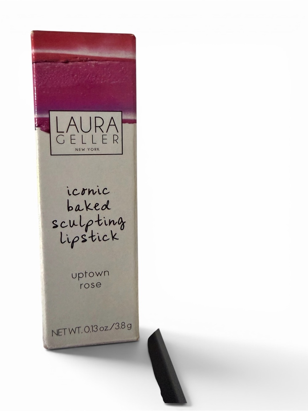 Laura Geller Uptown Rose Iconic Baked Sculpting Lipstick — Rose Pink 0.13oz
